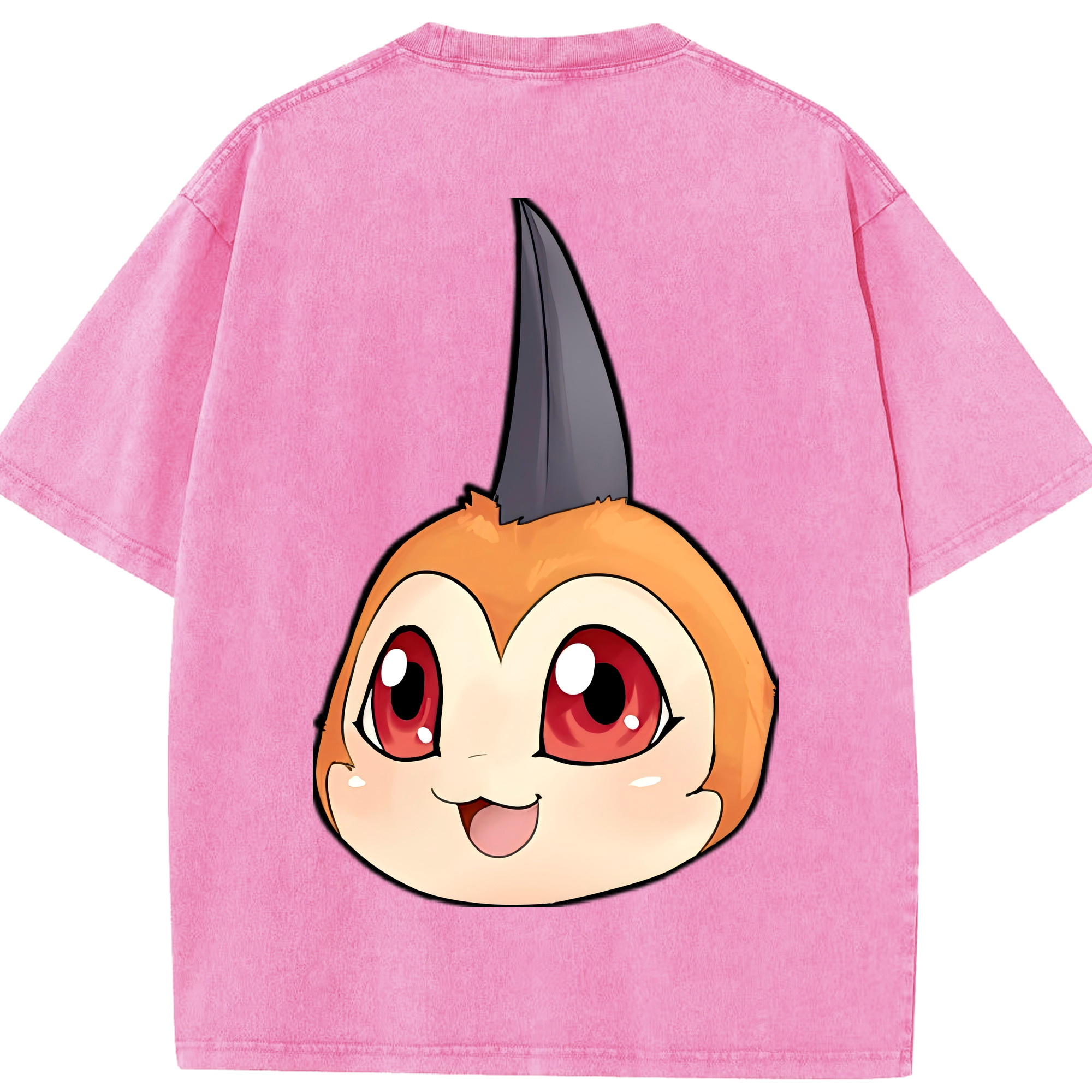 （画像用） Digimon デジタルモンスター/デジモン 綿100% ヴィンテージ風 半袖Tシャツ（背面プリント）
